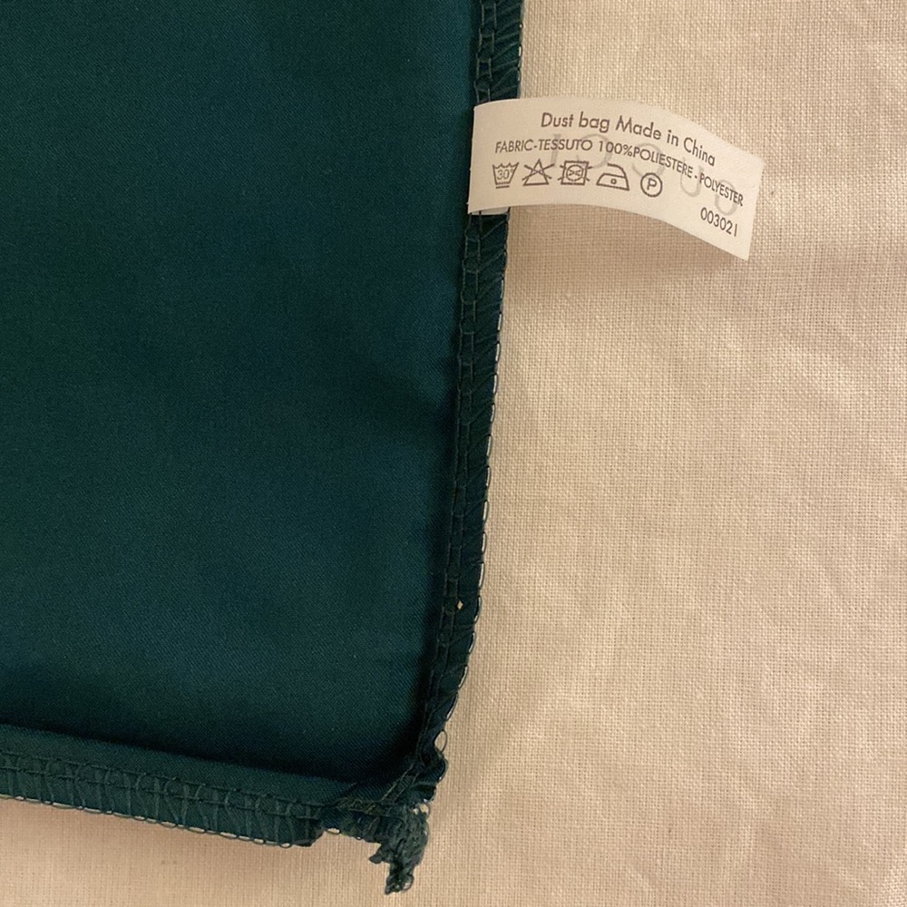 Authentic Gucci Drawstring Dust Bag Forest Green - image 6